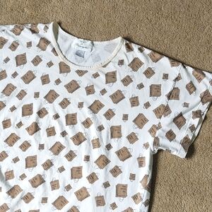 Vintage Bloomingdale's brown bag oversize T-shirt